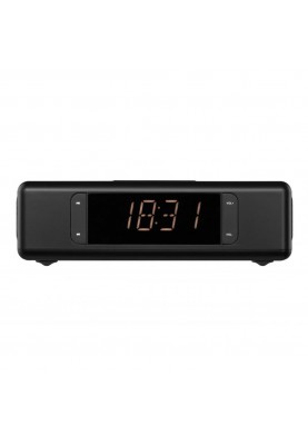 Мультимедійна акустика 2E SmartClock Wireless Charging Black (2E-AS01QIBK)