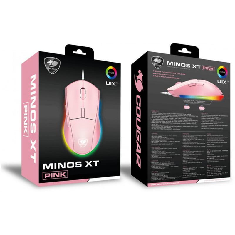 Миша Cougar Minos XT Pink