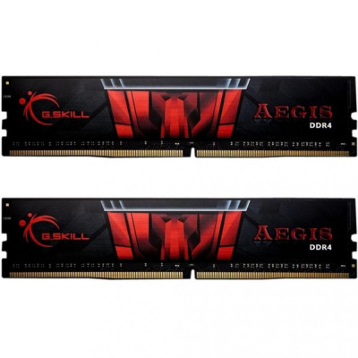Пам'ять для настільних комп'ютерів G.Skill 16 GB (2x8GB) DDR4 2666 MHz Aegis (F4-2666C19D-16GIS)