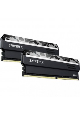 Пам'ять для настільних комп'ютерів G.Skill 16 GB (2x8GB) DDR4 3200 MHz Sniper X Urban Camo (F4-3200C16D-16GSXWB)