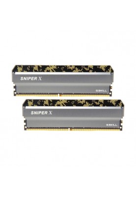 Пам'ять для настільних комп'ютерів G.Skill 16GB (2x8GB) DDR4 3200 MHz Sniper X (F4-3200C16D-16GSXKB)