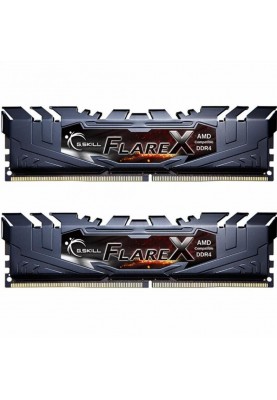 Пам'ять для настільних комп'ютерів G.Skill 32 GB (2x16GB) DDR4 3200 MHz Flare X Black (F4-3200C16D-32GFX)