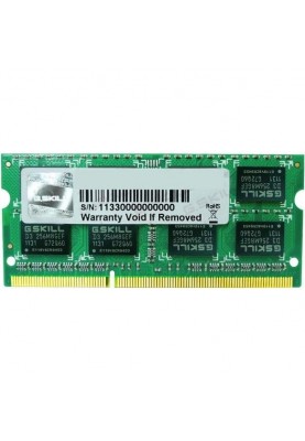 Пам'ять для ноутбуків G.Skill 8 GB SO-DIMM DDR3L 1600 MHz (F3-1600C11S-8GSL)