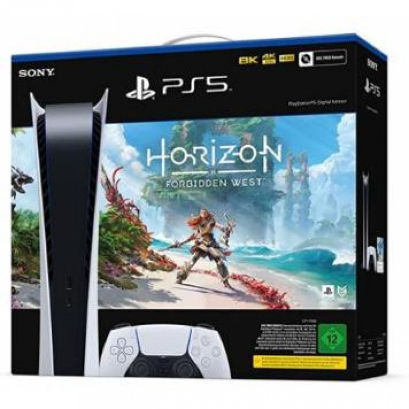 Sony PlayStation 5 Digital Edition 825 GB Стаціонарна ігрова приставка Horizon Forbidden West Bundle