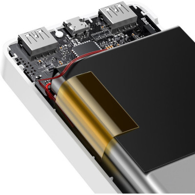 Зовнішній акумулятор (Power Bank) Baseus Bipow Digital Display 30000mAh 15W White (PPDML-K02)