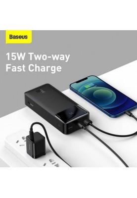 Зовнішній акумулятор (Power Bank) Baseus Bipow Digital Display Powerbank 15W 30000mAh Black (PPDML-K01)