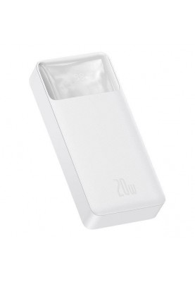 Зовнішній акумулятор (Power Bank) Baseus PowerBank Bipow Digital Display 20000mAh 20W White (PPDML-M02)