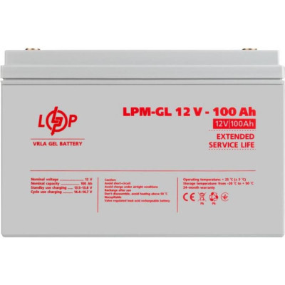 Акумулятор для ДБЖ LogicPower LPM-GL 12 - 100 AH (3871)