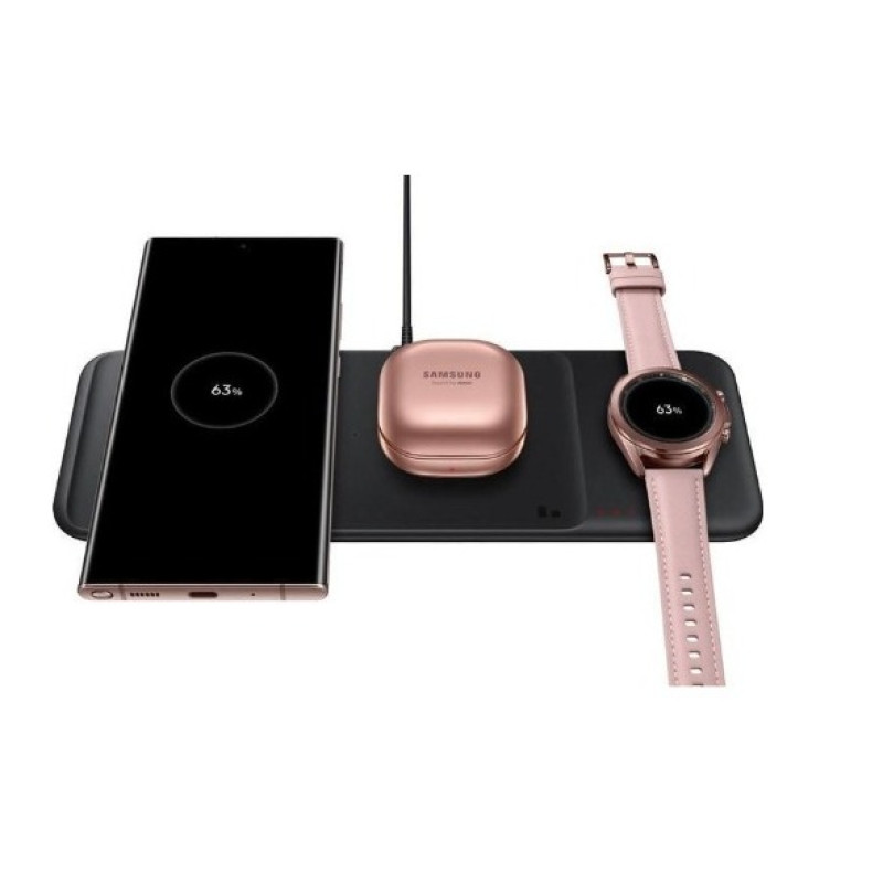 Бездротовий зарядний пристрій Samsung 3 in 1 Black (EP-P6300TBRGRU) (EP-P6300TBEGEEU)