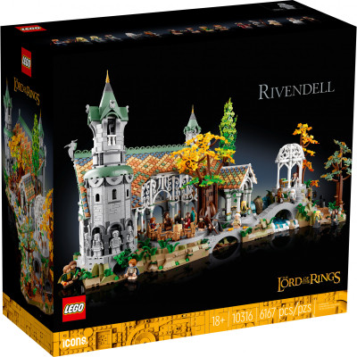 Блоковий конструктор LEGO Володар кілець: Рівенделл (10316)