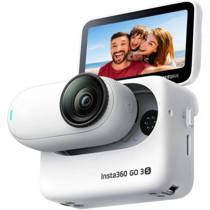 Екшн-камера Insta360 GO 3S 4K Standard Bundle 128GB White (CINSAATA_GO3S04)