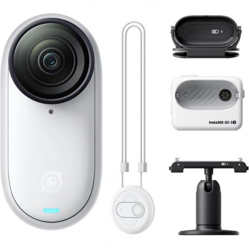 Екшн-камера Insta360 GO 3S 4K Standard Bundle 128GB White (CINSAATA_GO3S04)