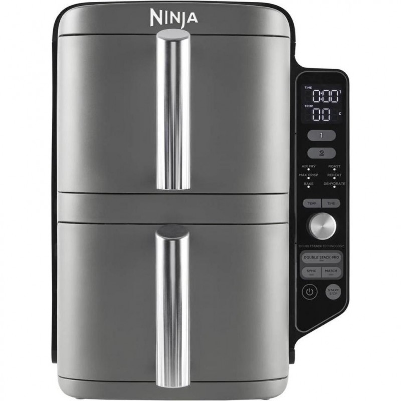 Мультипіч (аерофритюрниця) NINJA Double Stack XL 2-Level Air Fryer 9.5L (SL400EU)