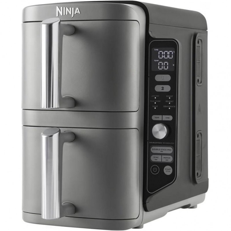 Мультипіч (аерофритюрниця) NINJA Double Stack XL 2-Level Air Fryer 9.5L (SL400EU)