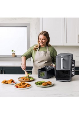 Мультипіч (аерофритюрниця) NINJA Double Stack XL 2-Level Air Fryer 9.5L (SL400EU)