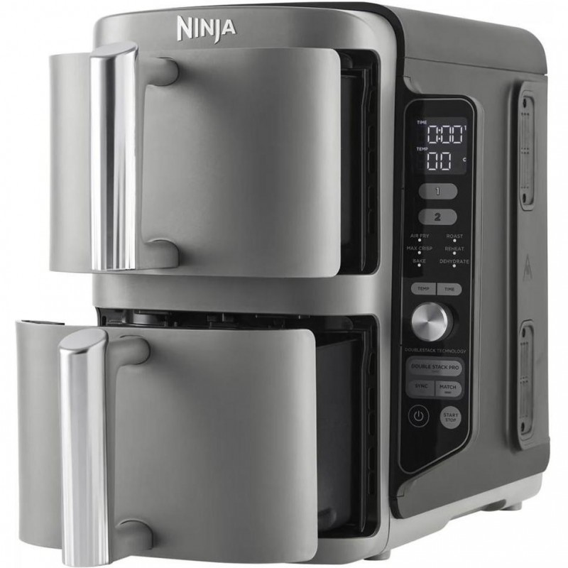 Мультипіч (аерофритюрниця) NINJA Double Stack XL 2-Level Air Fryer 9.5L (SL400EU)