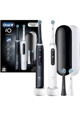 Набір із 2-х електричних зубних щіток Oral-B iO Series 5 iOG5D.4M6.3K Black and White