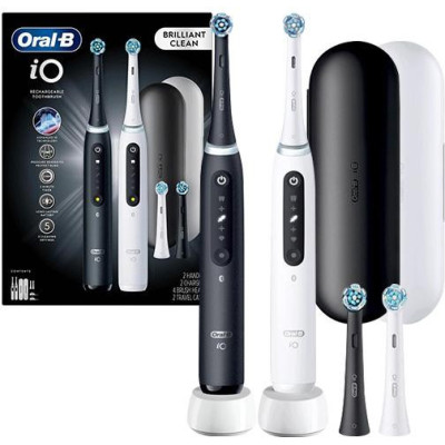 Набір із 2-х електричних зубних щіток Oral-B iO Series 5 iOG5D.4M6.3K Black and White