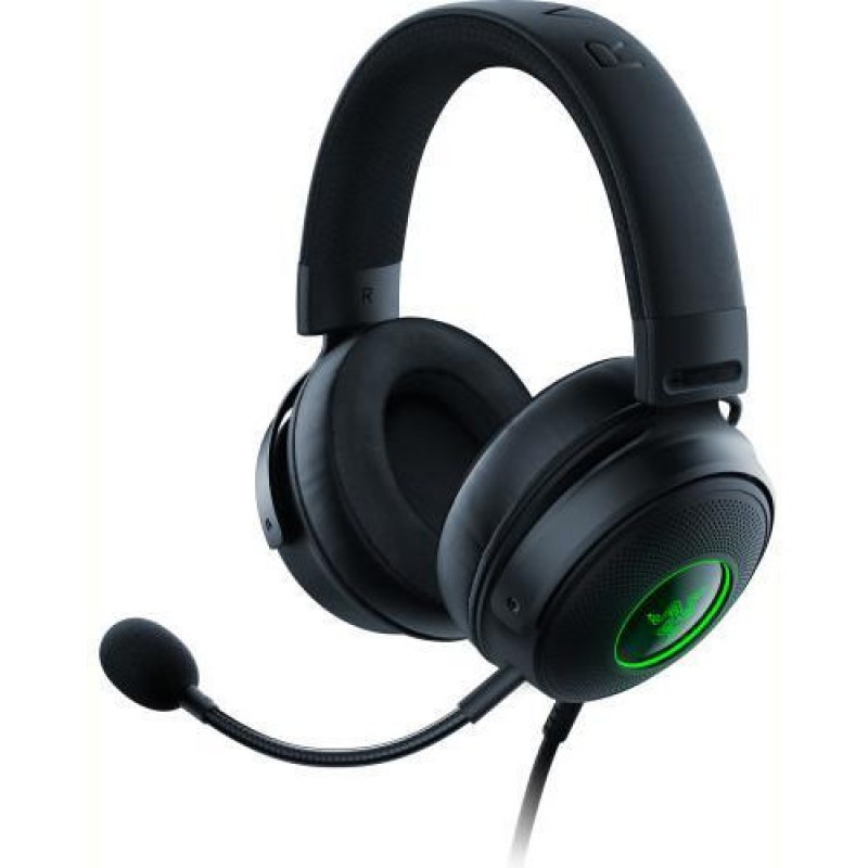 Навушники з мікрофоном Razer Kraken V3 HyperSense Black (RZ04-03770100-R3M1)