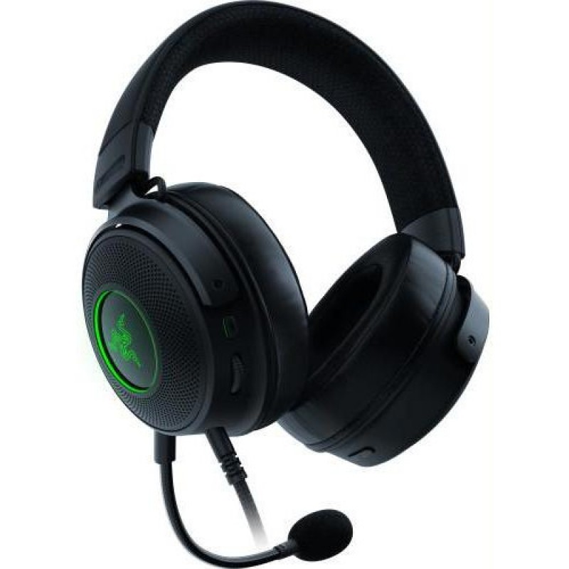 Навушники з мікрофоном Razer Kraken V3 HyperSense Black (RZ04-03770100-R3M1)