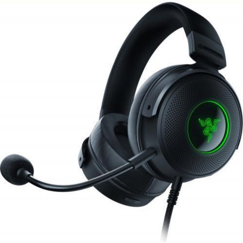 Навушники з мікрофоном Razer Kraken V3 HyperSense Black (RZ04-03770100-R3M1)