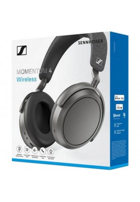 Навушники з мікрофоном Sennheiser MOMENTUM 4 Wireless Graphite (700383)