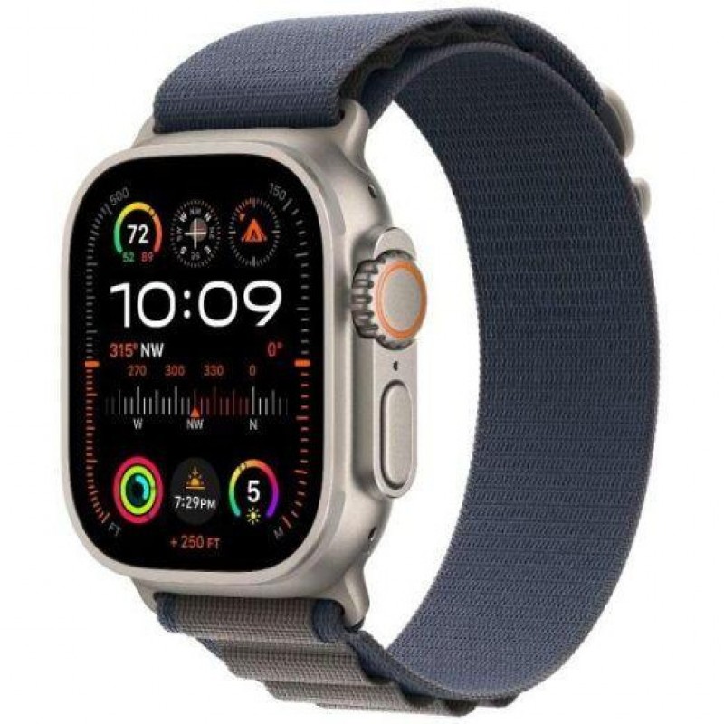 Apple Apple Alpine Loop Band Large для Apple Watch 49mm - Blue (MT5M3)