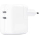 Зарядний пристрій Apple A2676 35W Dual USB-C White (MW2K3)