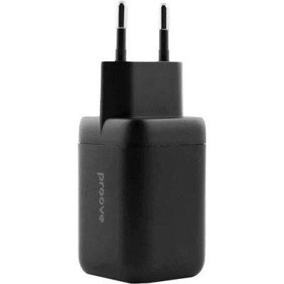 Мережевий зарядний пристрій Proove 40W 2xUSB-C Silicone Black (WCSP4020001)