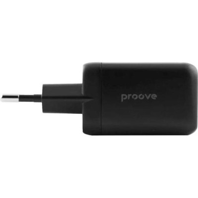 Мережевий зарядний пристрій Proove 40W 2xUSB-C Silicone Black (WCSP4020001)