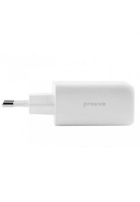 Зарядний пристрій Proove 45W USB-C+USB Silicone White (WCSP45110002)