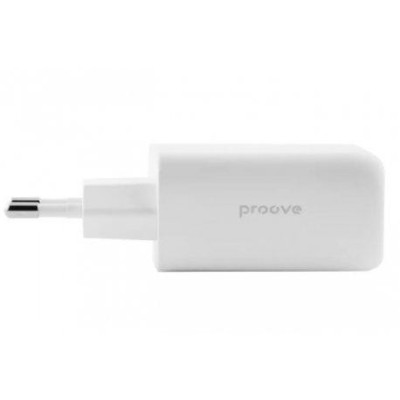 Зарядний пристрій Proove 45W USB-C+USB Silicone White (WCSP45110002)