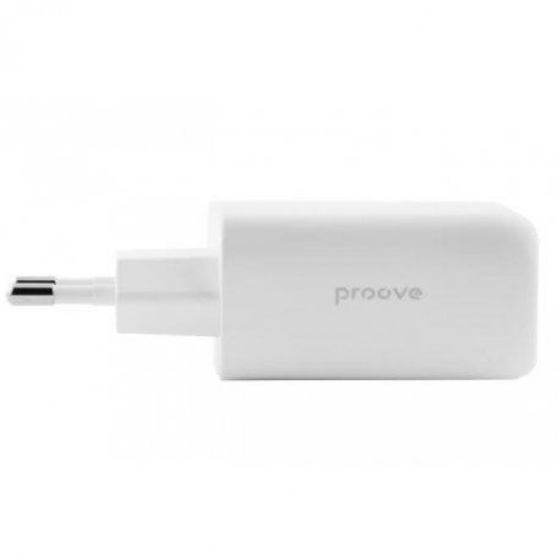 Зарядний пристрій Proove 45W USB-C+USB Silicone White (WCSP45110002)