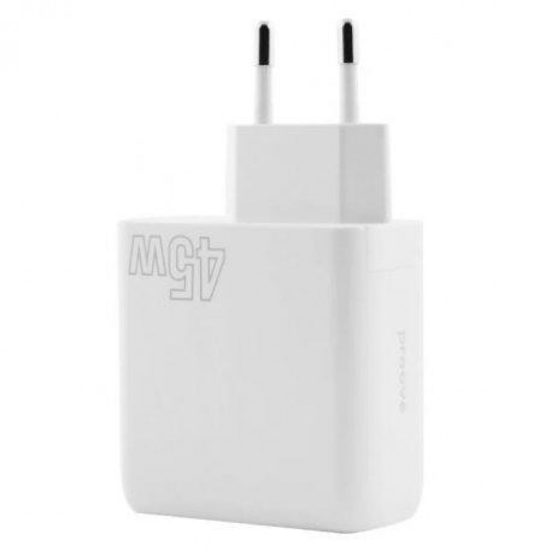 Зарядний пристрій Proove 45W USB-C+USB Silicone White (WCSP45110002)