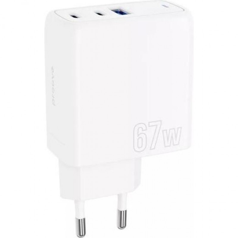 Зарядний пристрій Proove Shot GaN 67W White (WCSP4020002)