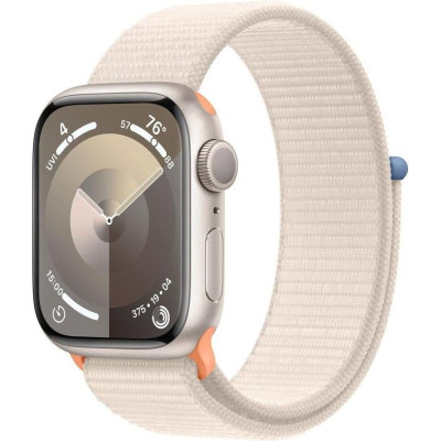 Смарт-годинник Apple Watch Series 9 GPS + Cellular 41mm Starlight Alu. Case w. Starlight S. Loop (MRHQ3)