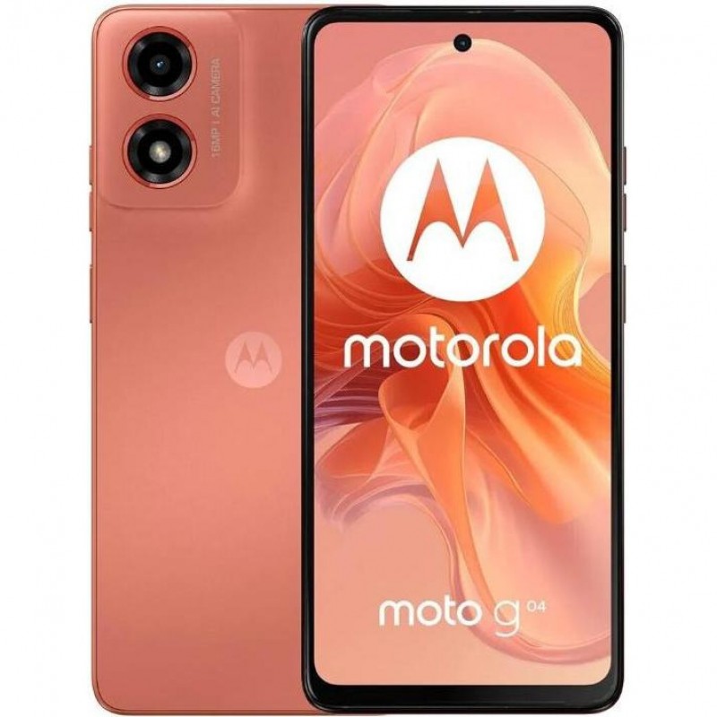 Смартфон Motorola G04 4/64GB Sunrise Orange (PB130046)