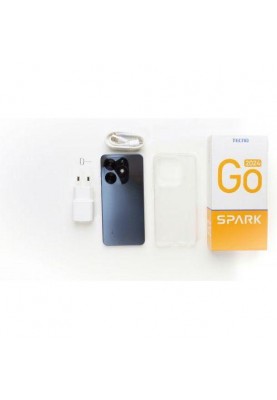 Смартфон Tecno Spark Go 2024 (BG6) 3/64GB Mystery White (4894947010545)