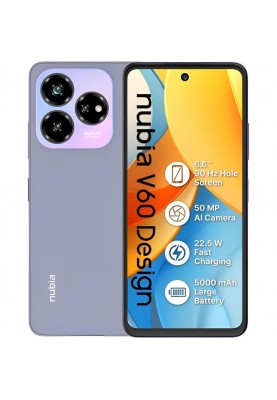 Смартфон ZTE Nubia V60 Design 6/256GB Purple