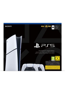 Стаціонарна ігрова приставка Sony PlayStation 5 Slim Digital Edition 1TB DualSense Wireless Controller (1000042065)