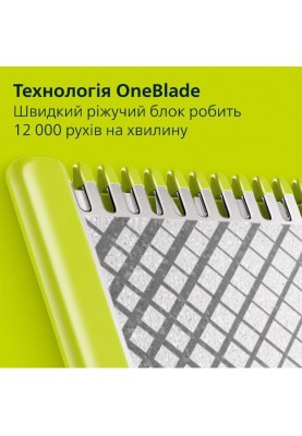 Тример для бороди та вусів/ Тример для тіла (бодігромер) Philips OneBlade Pro 360 QP6542/15