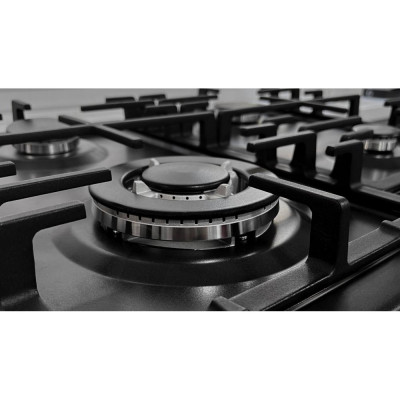 Варильна газова поверхня Borgio DR 6342-15 Black Matt Enamelled