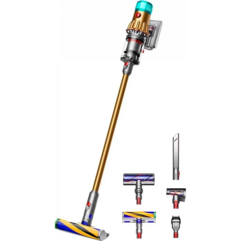 Вертикальний+ручний пилосос (2в1) Dyson V12 Detect Slim Absolute (2023) Gold/Gold (448072-01)