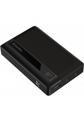 Зовнішній акумулятор (павербанк) ColorWay 20000mAh 65W Black (CW-PB200LPA3BK-PDD)