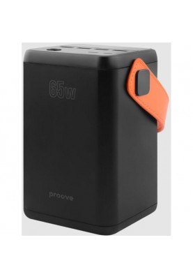 Зовнішній акумулятор (павербанк) Proove 60000mAh Powerbox 65W Black (PBPB65412201)