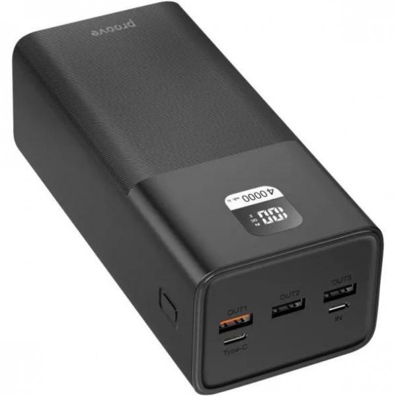 Зовнішній акумулятор (павербанк) Proove Giant Lite 40000mAh 22.5W Black (PBGI20312201)