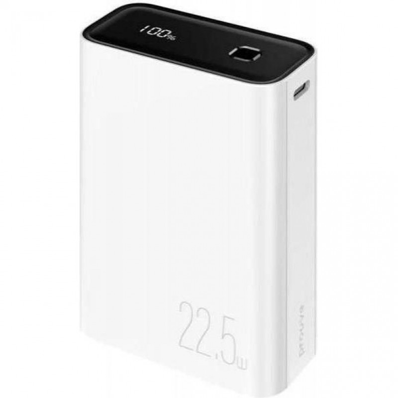 Зовнішній акумулятор (павербанк) Proove Hyper Flux 20000mAh 22.5W white (PBH220120002)