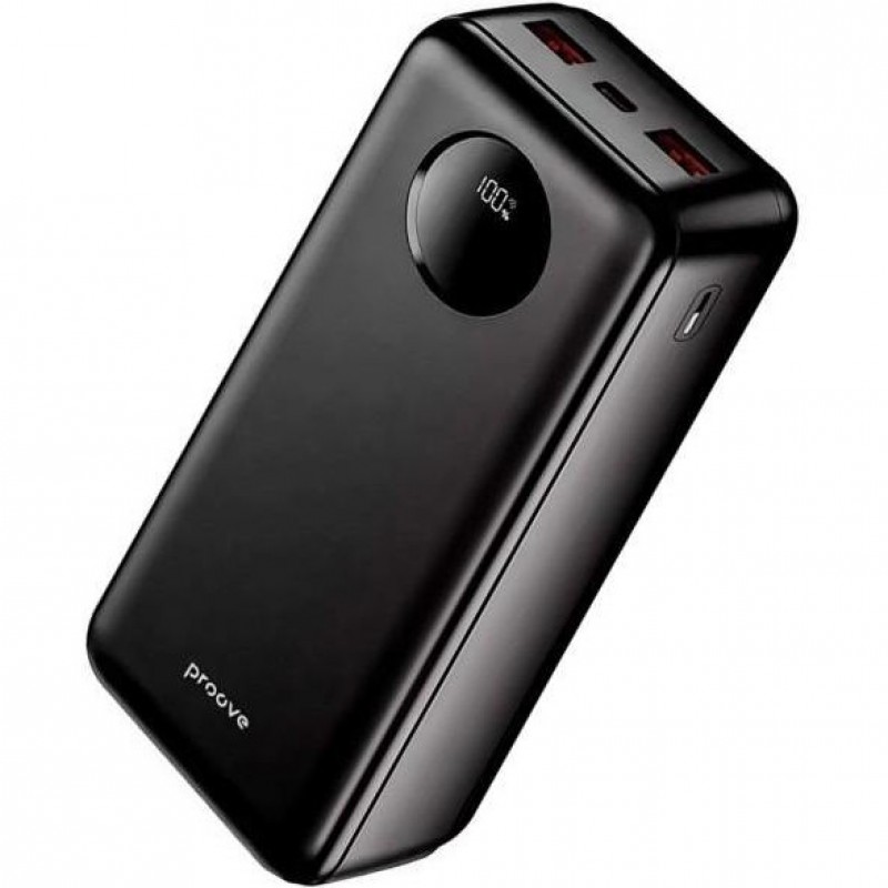 Зовнішній акумулятор (павербанк) Proove Illuminator 20000mAh Black