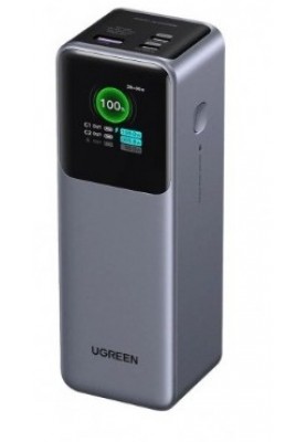 Зовнішній акумулятор (павербанк) UGREEN PB722 25000mAh 200W Gray