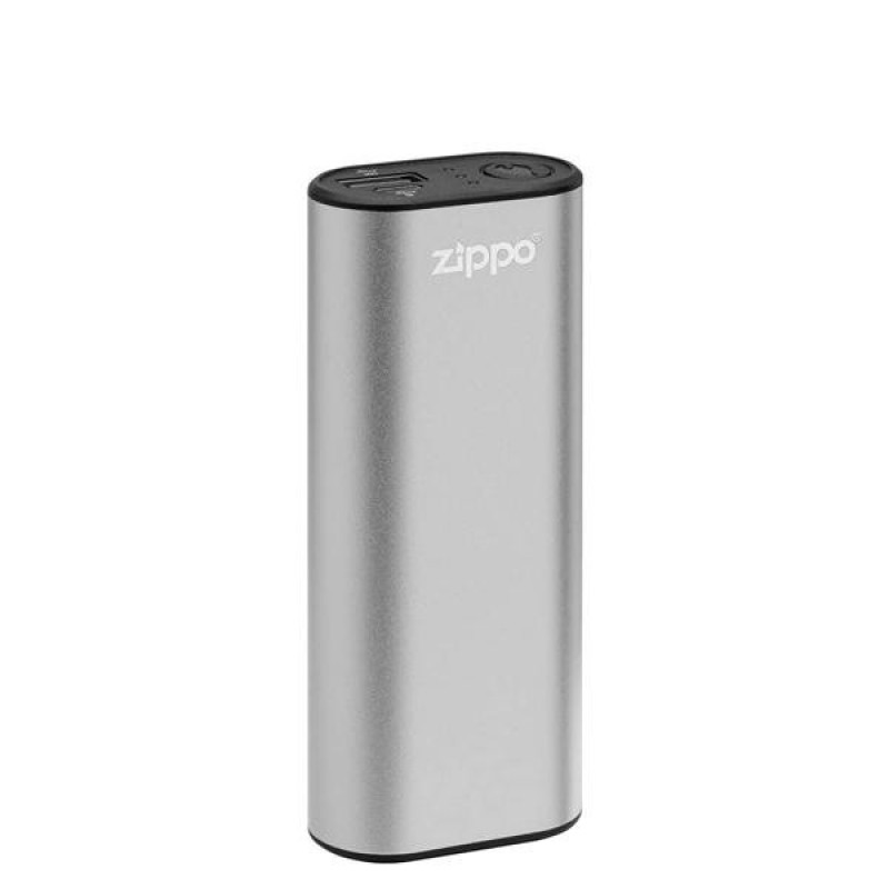 Зовнішній акумулятор (павербанк) Zippo HeatBank 6 Rechargeable Hand Warmer Silver (40608)